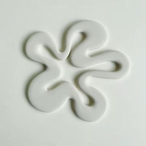Sous-verres isolants en silicone antidérapants, style nordique et américain, résistants aux hautes températures, motif floral simple et luxueux, vente en gros - Product Image 4
