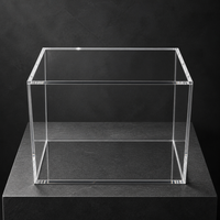 Boîte de présentation en acrylique magnétique pour cartes ETB, fermeture aimantée puissante, protection UV, anti-poussière, empilable, vente en gros