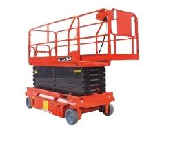 Plataforma DE TRABAJO Elevadora de horquilla de tijera HSLLIFT altamente personalizable eléctrica 6-10-12M con capacidad de 1000kg 2260 1130mm x 4 personas - Product Image 6