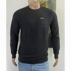 Gran oferta, Camiseta 100% de algodón para hombre, Camiseta de algodón pesado de manga larga con estampado personalizado de nuevo estilo holgado - Product Image 1