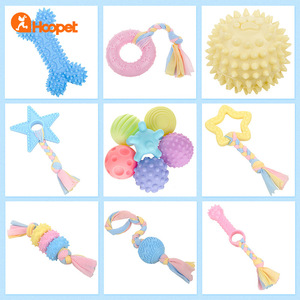 Jouet interactif pour chien, balle de dentition en plastique avec pointes pour chiens de petite à moyenne taille, nettoyage des dents, fournitures pour animaux de compagnie - Product Image 5
