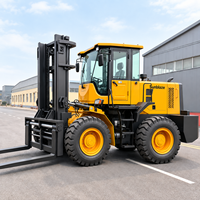 EPA-Zugelassener 3-TONNEN 3,5-TONNEN 4-TONNEN 5-TONNEN Schwerlast-Dieselstapler 4WD Hydraulisch Kleiner Wendekreis