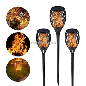 Lampe <span class=keywords><strong>torche</strong></span> LED solaire d'extérieur IP65 étanche Décoration de <span class=keywords><strong>jardin</strong></span> Patio Rue Balcon Cour Allée - Product Image 2
