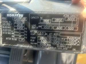 Montacargas Diésel Usados Komatsu FD30 FD25 FD30T-16 FD30 de 2.5, 3 y 5 Toneladas, 100% Originales de Japón, Buen Precio, 5T en Venta - Product Image 3