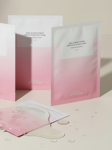 Mascarilla Facial Iluminadora con Vitaminas ATTATION Rosy Bloom, Brillo Instantáneo, Hidratante y Calmante, Cuidado de la Piel Coreano para Mujeres, Hecho en Corea - Product Image 3