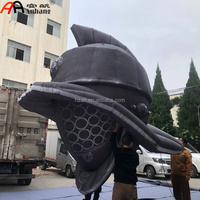 Casque de gladiateur gonflable géant personnalisé, modèle de guerrier romain pour musée, fête à thème historique, exposition, décoration d'événements