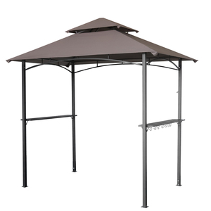 Carpa de Jardín Portátil Metálica con Toldo, Gazebo para Patio, al Mejor Precio - Product Image 1