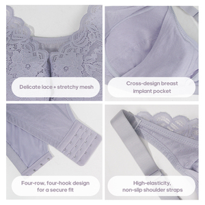 <span class=keywords><strong>Soutien</strong></span>-<span class=keywords><strong>gorge</strong></span> en silicone spécial OEM/ODM pour femmes après mastectomie, chirurgie du <span class=keywords><strong>cancer</strong></span> du sein, <span class=keywords><strong>soutien</strong></span>-<span class=keywords><strong>gorge</strong></span> texturé, lingerie - Product Image 4