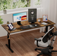 Escritorio de pie Altura ajustable Escritorio de oficina en casa Mesa de computadora versátil Estación DE TRABAJO Escritorio de pie de dos etapas de un solo motor
