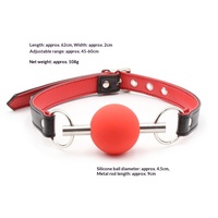 Ball gag pour la bouche en cuir PU, équipement de bondage BDSM unisexe pour adultes, jouet sexy pour couples, vente chaude
