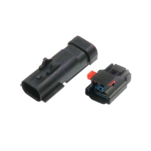 2 <span class=keywords><strong>Pin</strong></span> 2.8 serie impermeabile terminale elettrico connettore automatico maschio a femmina serie di cablaggio per Auto - Product Image 5
