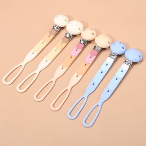 Tongtu Özelleştirilmiş Organik Çocuk Emziği BPA İçermeyen Silikon Emzik Zinciri Karikatür Desenli Doğal Yuvarlak Emzik Tutucu - Product Image 5