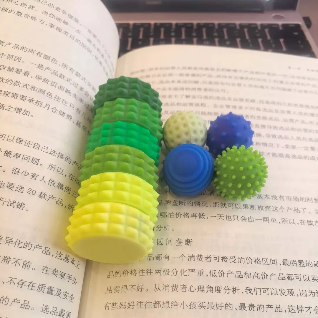 Silicone Magnetic Fidget Balls New Stress Relief Sensory Stone Toys for Autism Sensory