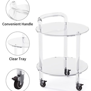 <span class=keywords><strong>Mesa</strong></span> de <span class=keywords><strong>Centro</strong></span> Minimalista de Acrílico para Sala de Estar, <span class=keywords><strong>Mesa</strong></span> Auxiliar de Sofá, <span class=keywords><strong>Mesa</strong></span> <span class=keywords><strong>Transparente</strong></span> Extraíble de Estilo Moderno - Product Image 2