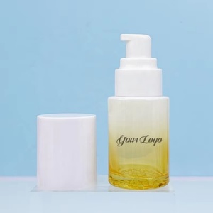 Customize 30ml Frosted Essential Oil Glass Pump Bottle Face Skin Care Packaging Cosmetic Serum Bottle With Packaging <b>Box</b> - Product Image 4