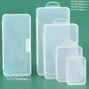 SUNSHING Premium Clear Rectangle Plastic Storage Box Durable Sample <b>Container</b> Shipping Organizer <b>Small</b> Jewelry Packaging Case - Product Image 5