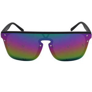 <span class=keywords><strong>Gafas</strong></span> de Sol de Diseñador de Marca Famosa, <span class=keywords><strong>Montura</strong></span> Cuadrada Grande, Protección UV400, Estilo Retro Vintage, para Hombre y Mujer - Product Image 4