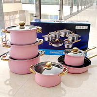 Batterie de cuisine à induction en acier inoxydable Poêle à frire antiadhésive Panelas Inox Casserole de cuisine Ensemble de casseroles