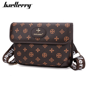 Bolso Bandolera para Mujer Baellerry, Estampado Floral Color Café, Gran Capacidad, Horizontal, Cuadrado, para Uso Diario - Product Image 1