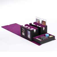 Boîte à cartes Juzi Manufacturers avec plateau à dés 5 en 1, étui pour deck Commander, capacité 400+ cartes TCG/CCG/Yugioh sans pochettes, boîtes pour jeux de société