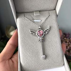 Collar de Plata Pura S925 Wenchi con Estrella de Circonio, Estilo Moderno y Elegante para Mujer, Colgante de Moda - Product Image 4