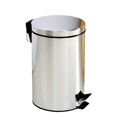 Нержавеющая сталь педаль мусорное ведро с крышкой кухня ванная комната Гостиная хозяйственные ведро для хранения офисный отель 8 литров ведро
