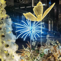 Accessoires de mariage, feux d'artifice, lumières néon, plafond ciel étoilé, fleurs acryliques lumineuses, indice de protection IP33, revêtement double couche, 3 ans