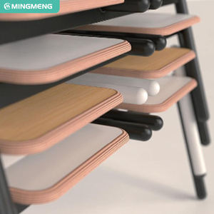 Nuevo diseño moderno desayuno muebles restaurante mesa de comedor de madera con Banco - Product Image 2