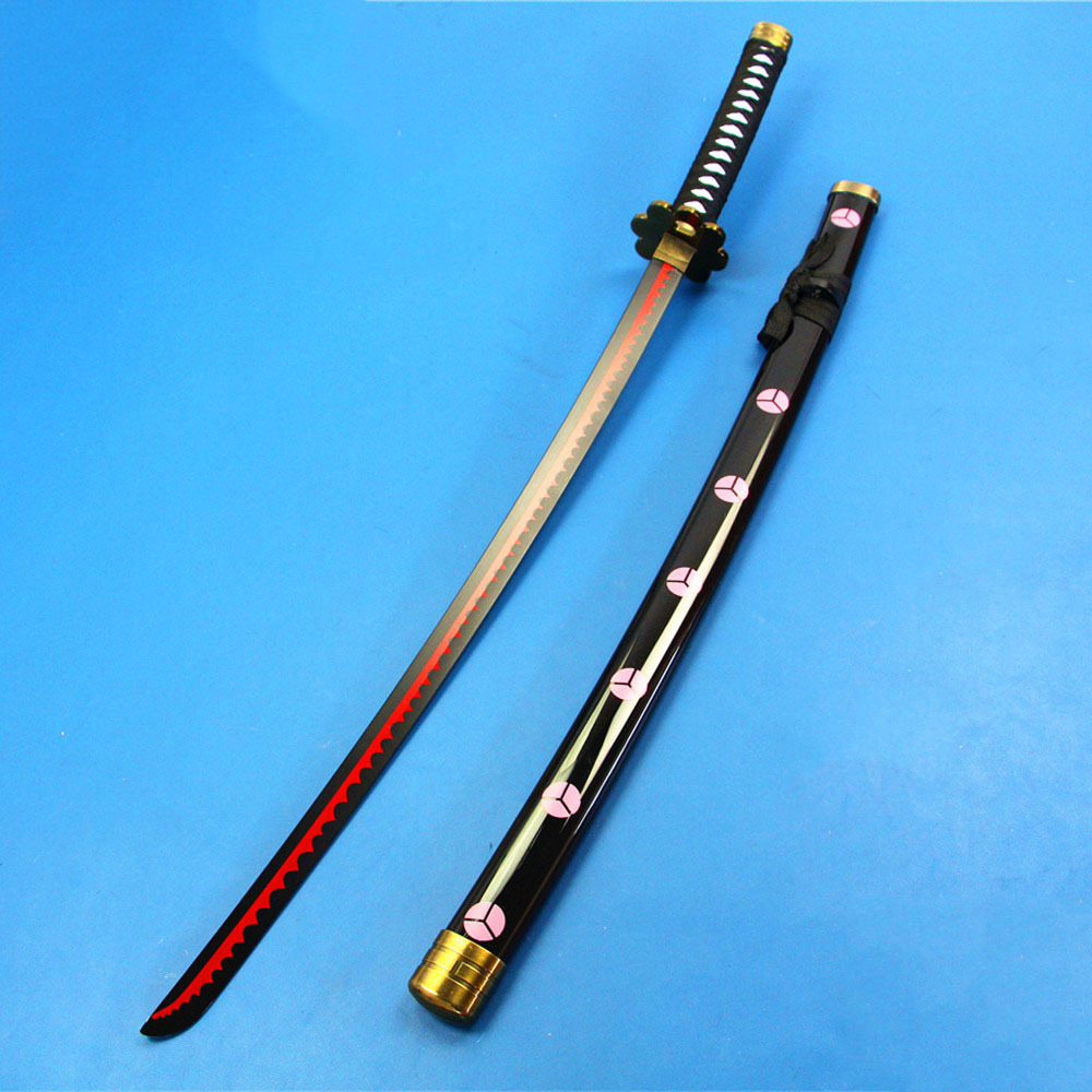 Patrón de cuchillo rojo de 104 cm, diseño otoñal acuático.