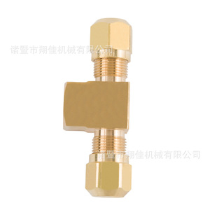 Xiangjia Machinery Brass Tee Fitting 38x38x14 For Air Brake Pneumatic System - Product Image 1