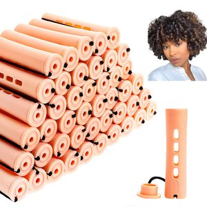 Rizadores de Pelo, Juego de 10 Piezas, Rodillos para Cabello Largo y Corto, Herramienta de Peinado para Niñas - Product Image 1