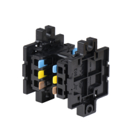 Commutateur de couteau mâle et femelle à connexion rapide sans vis Disjoncteur LED Borne de prise de courant à 3 pôles pour lampadaire
