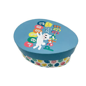 Custom Logo Recycled Round Box <b>Egg</b> Shape <b>Easter</b> Gift Box - Product Image 1
