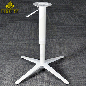 Moderner Aluminium-Drehtischfuß Höhenverstellbar 4-Bein-Tischgestell für Heimbüro-Schreibtisch und Kleintisch - Product Image 2