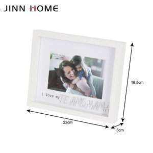กรอบรูปไม้ JINN HOME I Love My Te Amo Mama กรอบรูปแม่ ของขวัญวัน<span class=keywords><strong>แม่</strong></span> กรอบรูปตั้งโต๊ะ - Product Image 2
