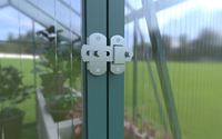 Cadre robuste en polycarbonate et en aluminium pour véranda extérieure avec installation rapide et facile