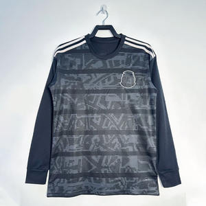 <span class=keywords><strong>Camiseta</strong></span> <span class=keywords><strong>de</strong></span> Fútbol Retro <span class=keywords><strong>de</strong></span> Manga Larga Estilo Vintage <span class=keywords><strong>de</strong></span> México <span class=keywords><strong>2019</strong></span>, Uniforme <span class=keywords><strong>de</strong></span> Fútbol, <span class=keywords><strong>Camiseta</strong></span> Deportiva - Product Image 1