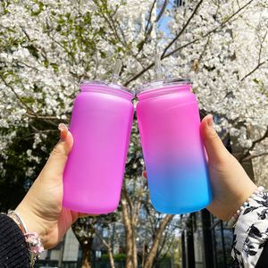 Vasos de Plástico Acrílico Mate de 16 oz, Libres de BPA, para Niños, Aptos para Envolturas UV DTF - Product Image 2