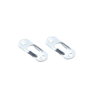 Placa de sujeción ovalada cromada para espejo, accesorio de montaje en pared para gabinete de baño o marco de fotos - Product Image 4