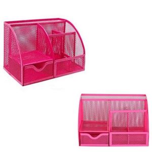 New Product Unique Supply Organizer Mesh Desktop Office Storage Supplies Holder Multi-Use Caddy Pen <b>Stationery</b> Holder - Product Image 6