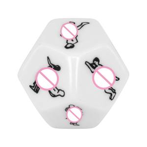 Jeu de dés de position de sexe d'<span class=keywords><strong>action</strong></span> de 25mm D12 jeu de société de dés de sexe de couple polyédrique - Product Image 3