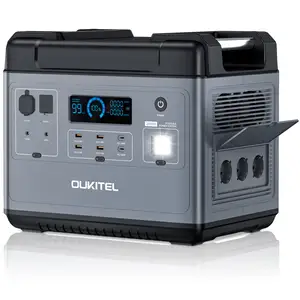 Oukitel P2001 P2001E Power Station Portabel 220V Powerstation Lifepo4 2000W Auto Emergency Power Station Baterai Portabel