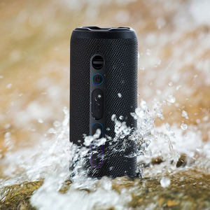 Haut-parleur Bluetooth portable de plage, dernière génération, IPX6, 20W, sans fil, avec basses renforcées, pour fêtes en plein air, avec lumières LED - Product Image 3