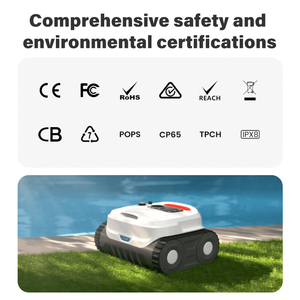 Robot Pulitore <span class=keywords><strong>per</strong></span> <span class=keywords><strong>Piscina</strong></span> Senza Fili con Controllo App WiFi - Robot <span class=keywords><strong>Aspirapolvere</strong></span> Automatico Wireless <span class=keywords><strong>per</strong></span> Pulizia Fondo e Pareti della <span class=keywords><strong>Piscina</strong></span> - Product Image 6