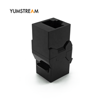 Konektor Keystone Cat5e 8P8C Betina Tanpa Pelindung, Adaptor Keystone Rj45 Cat5e