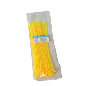 Bridas de nailon Funjee 3x200mm 4x250mm con etiqueta para sellado de residuos médicos y atadura de bolsas de eliminación - Product Image 4