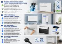 Aire Acondicionado Monobloque Sin Unidad Exterior, Inverter Todo en Uno, 7000 8000 10000 BTU, Refrigeración, Calefacción, Deshumidificador, 4 en 1, R290, Venta al Por Mayor de Fábrica OEM