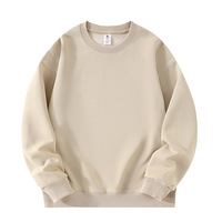 Sweat-shirt à col rond pour homme, hiver, 300 g/m², coton lourd, manches longues, streetwear, pull-over, sweat-shirt personnalisé