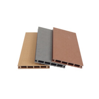 Planches de terrasse creuses en WPC, étanches, antidérapantes, imitation bois, parquet écologique, à emboîtement pour entrepôt
