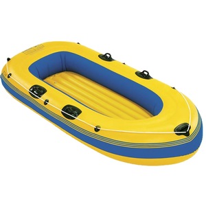 Gommone Gonfiabile in PVC Rinforzato Resistente all'Usura per 2/3/4 Persone, <span class=keywords><strong>Barca</strong></span> d'Assalto per Pesca e Kayak, Kayak Gonfiabile con Cuscino d'Aria - Product Image 2